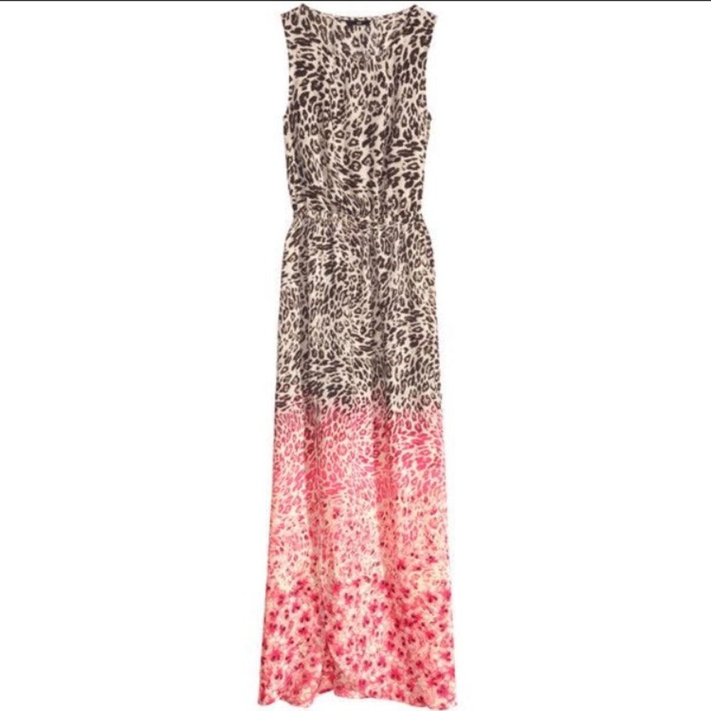 🆕❗️SALE! Leopard Floral Maxi Dress